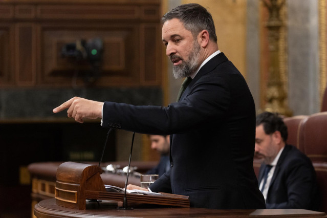 Archivo - El líder de Vox, Santiago Abascal.