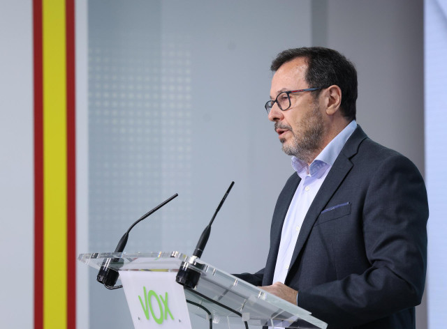 Archivo - El portavoz de Vox, José Antonio Fúster.