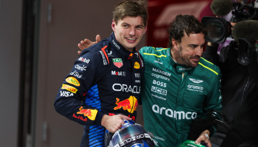 EuropaPress 6362718 alonso fernando spa aston martin f1 team amr24 verstappen max ned red bull