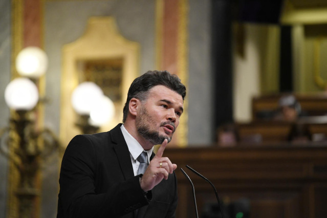 El portavoz del grupo parlamentario Republicano en el congreso, Gabriel Rufián, a 13 de noviembre de 2024, en Madrid (España).