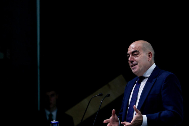 Archivo - El presidente de ATA, Lorenzo Amor, interviene durante la entrega de premios ‘Autónomo del Año’, en el Auditorio Santander, a 21 de octubre de 2024, en Madrid (España). La Federación Nacional de Asociaciones de Trabajadores Autónomos (ATA) ha en