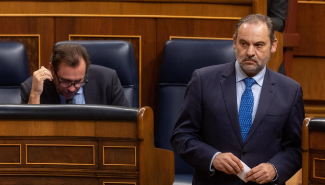 El diputado del Grupo Mixto José Luis Ábalos en el Congreso de los Diputados, a 14 de noviembre de 2024, en Madrid (España).