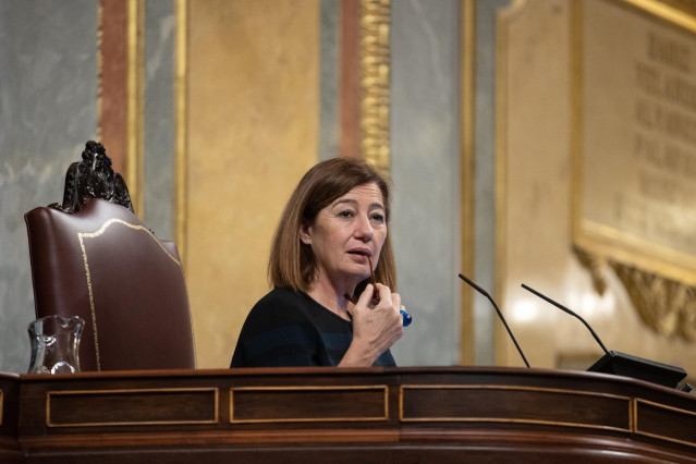 La presidenta del Congreso, Francina Armengol, en el Congreso de los Diputados, a 19 de noviembre de 2024, en Madrid (España).