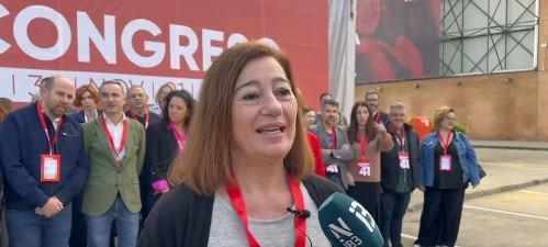 La secretaria general del PSIB-PSOE, Francina Armengol, en el 41 Congreso Federal del PSOE