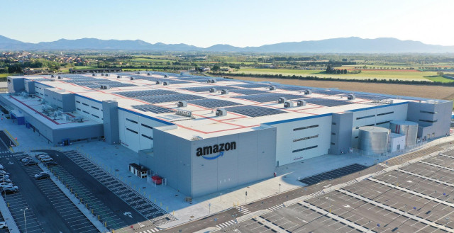 Archivo - Nuevo centro logístico de Amazon en El Far de l'Empordà (Girona).