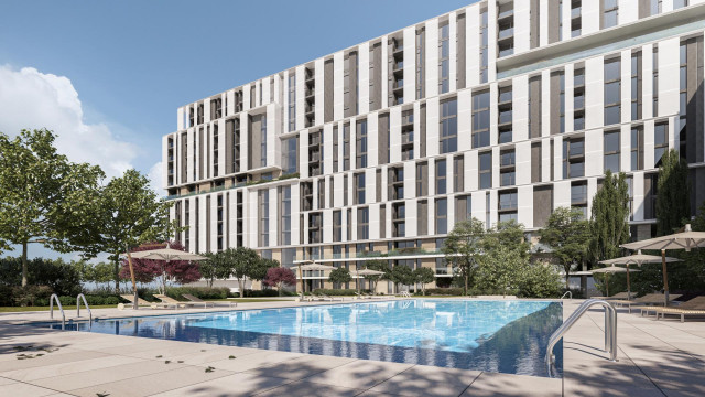 Promoción de 455 viviendas en alquiler construida por Acciona y gestionada por Savills y Greystar, en Méndez Álvaro