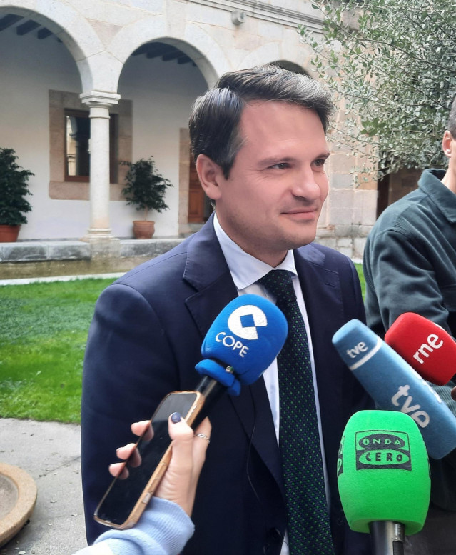 El consejero de Presidencia, Interior y Diálogo Social de la Junta de Extremadura, Abel Bautista, en una imagen de archivo.