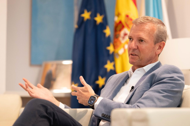 Archivo - El presidente de la Xunta de Galicia y del PP de Galicia, Alfonso Rueda
