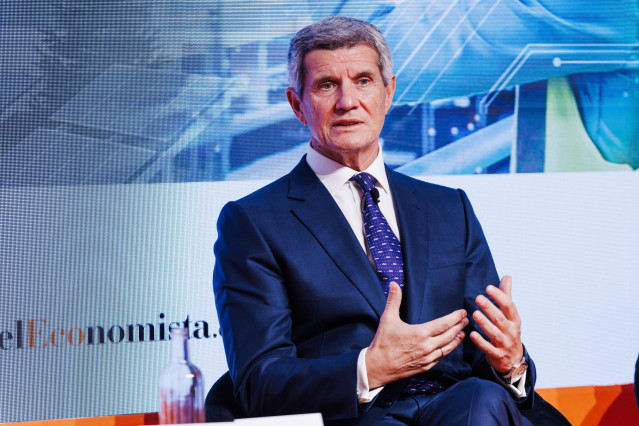 El presidente ejecutivo de Gestamp, Francisco José Riberas, interviene durante la XI edición del Foro Megatendencias de ‘elEconomista.es’, en el hotel Four Seasons, a 11 de diciembre de 2024, en Madrid (España).