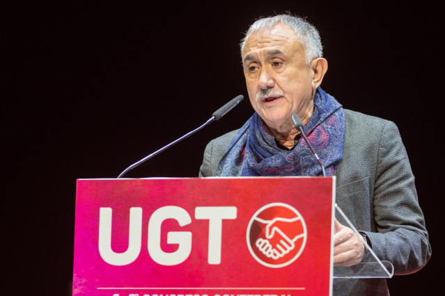 El secretario general de UGT, Pepe Álvarez