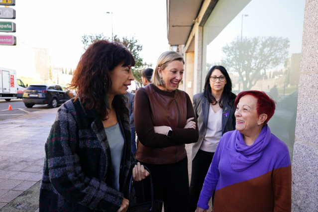 Paseo Rector Esperabé, 6 de Salamanca. La ministra de Igualdad, Ana Redondo, visita el centro integral de atención a las agresiones sexuales.