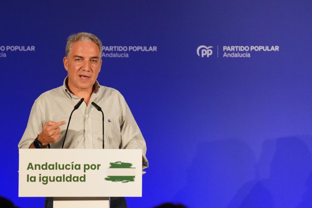 Archivo - El vicesecretario de Coordinación Autonómica y Local del PP, Elías Bendodo, en una imagen de archivo