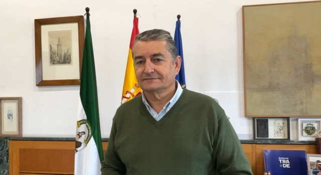 El consejero andaluz de Presidencia, Interior, Diálogo Social y Simplificación Administrativa, Antonio Sanz,