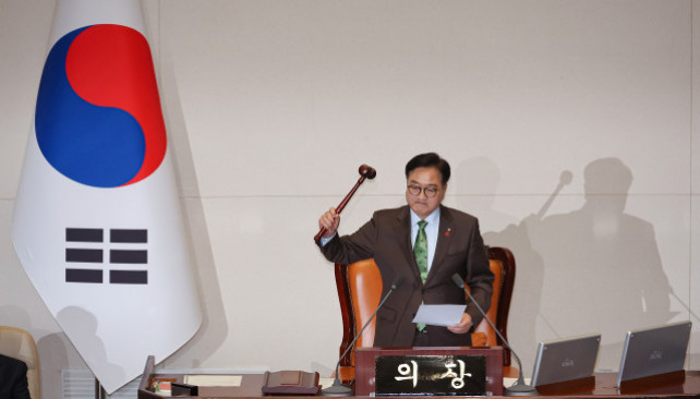 EuropaPress 6405860 14 december 2024 south korea seoul south koreas national assembly speaker