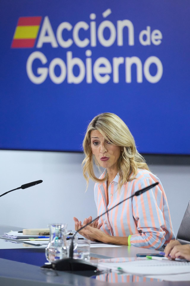Archivo - La vicepresidenta segunda y ministra de Trabajo y Economía Social, Yolanda Díaz