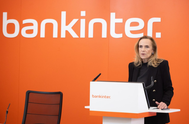 Archivo - La consejera delegada de Bankinter, Gloria Ortiz, ofrece una rueda de prensa para dar a conocer los resultados obtenidos por el banco en el primer semestre de 2024, en la sede central de Bankinter, a 18 de julio de 2024, en Madrid (España)