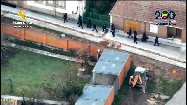 Agentes durante la fase de explotación de la oepración