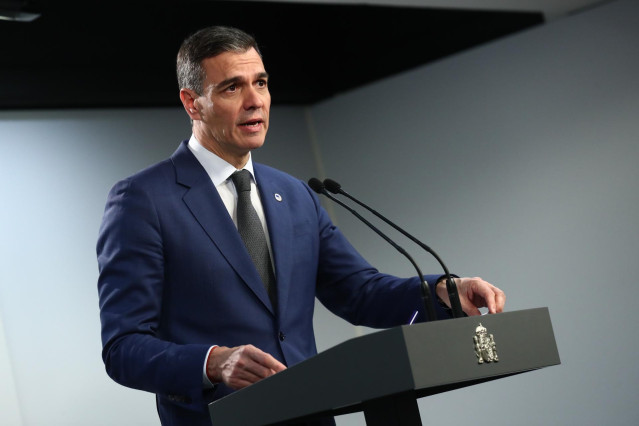 El presidente del Gobierno, Pedro Sánchez.