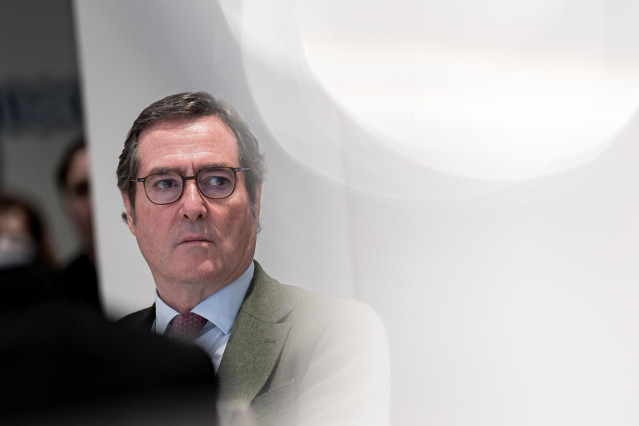 El presidente de la CEOE, Antonio Garamendi