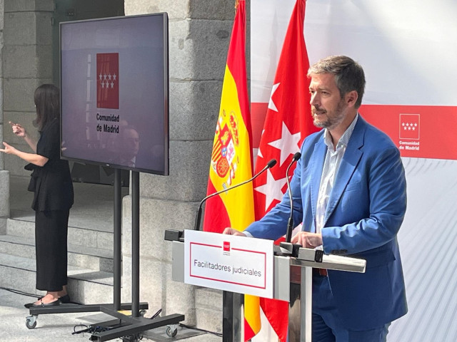 Archivo - El consejero de Justicia y Administración Local, Miguel Ángel García Martín, el 30 de septiembre de 2024, en Madrid.