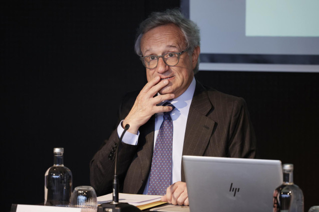 Archivo - El presidente de Celsa Group, Rafael Villaseca, durante una rueda de prensa, en el Hotel Alexandra, a 9 de abril de 2024, en Barcelona, Catalunya (España)