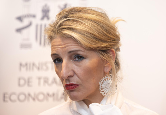 Archivo - La vicepresidenta segunda del Gobierno y ministra de Trabajo y Economía Social, Yolanda Díaz.