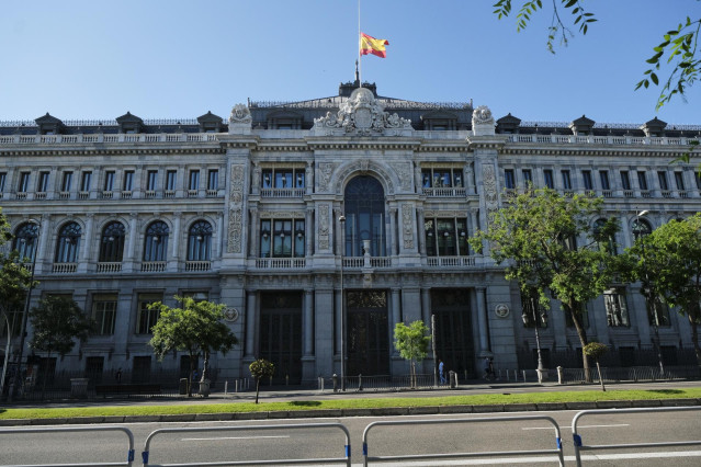 Archivo - Sede del Banco de España.