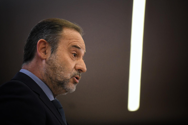 El exministro José Luis Ábalos en el Congreso de los Diputados, a 19 de diciembre de 2024, en Madrid (España).