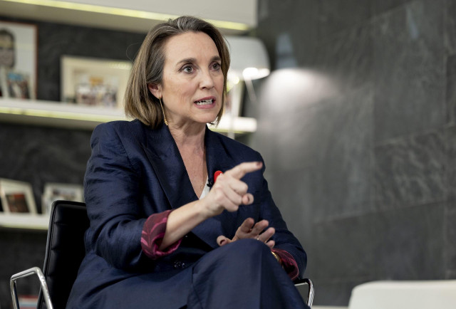 La secretaria general del PP, Cuca Gamarra, durante una entrevista para Europa Press, en la sede del PP, a 27 de diciembre de 2024, en Madrid (España). Gamarra es, desde 2022, secretaria general del Partido Popular. Además, entre 2020 y 2023 fue portavoz