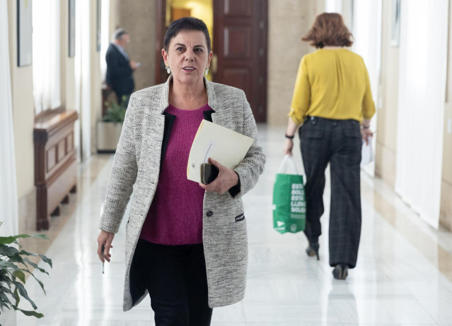 Archivo - La portavoz de EH Bildu en el Congreso, Mertxe Aizpurua