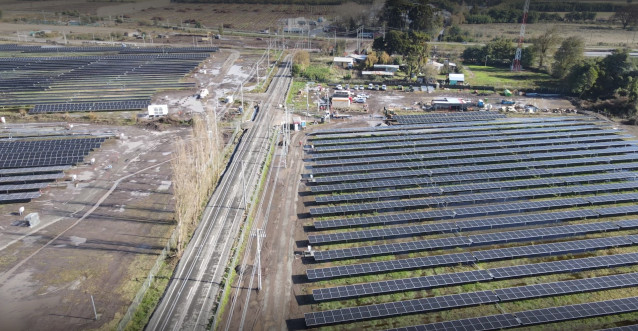 Archivo - Parque fotovoltaico Renaico de Enerside en Chile