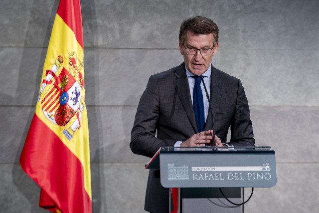 Archivo - El presidente del Partido Popular, Alberto Núñez Feijóo
