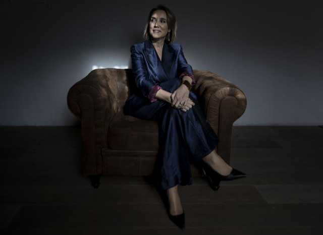 La secretaria general del PP, Cuca Gamarra, posa para Europa Press, en la sede del PP, a 27 de diciembre de 2024, en Madrid (España). Gamarra es, desde 2022, secretaria general del Partido Popular. Además, entre 2020 y 2023 fue portavoz de la formación en