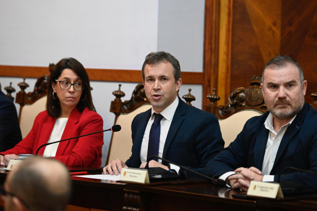 Julio Millán durante su intervención para defender la moción de censura.