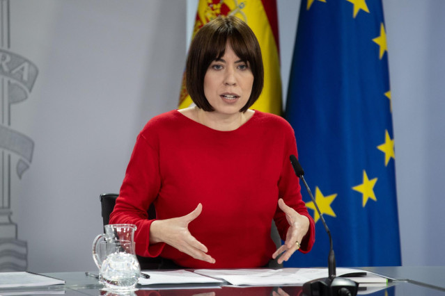 La ministra de Ciencia, Innovación y Universidades y secretaria general del PSPV, Diana Morant, en una imagen de archivo en el Palacio de La Moncloa.