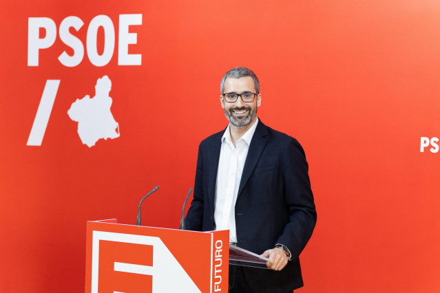 El precandidato a la Secretaría General del PSOE en la Región de Murcia, Francisco Lucas