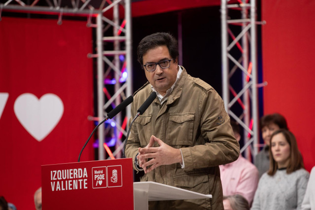 El secretario general del PSOE de Madrid, Óscar Lopez