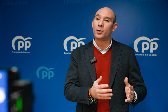 El portavoz del PP de Extremadura, José Ángel Sánchez Juliá, en una imagen de archivo
