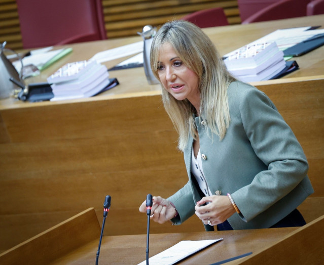 Archivo - La portavoz de Emergencias del PP en Les Corts, Verónica Marcos