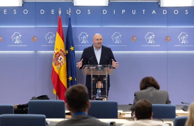 El portavoz del PP en el Congreso, Miguel Tellado