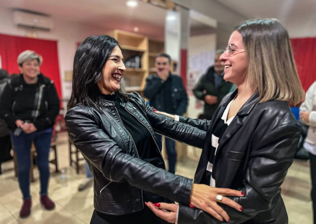 La candidata a la Secretaría General del PSOE de Extremadura, Esther Gutiérrez