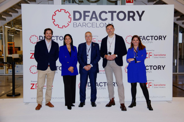 Presentación del Digital Hub de la multinacional alemana Kion Group en el DFactory Barcelona del Consorci de la Zona Franca de Barcelona (CZFB)