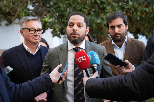 El secretario general de Vox, Ignacio Garriga, este miércoles, en Sevilla