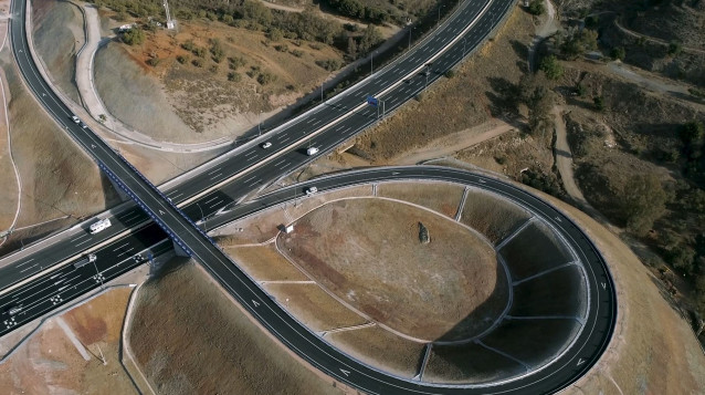 Archivo - Autopista AP-47 en Málaga