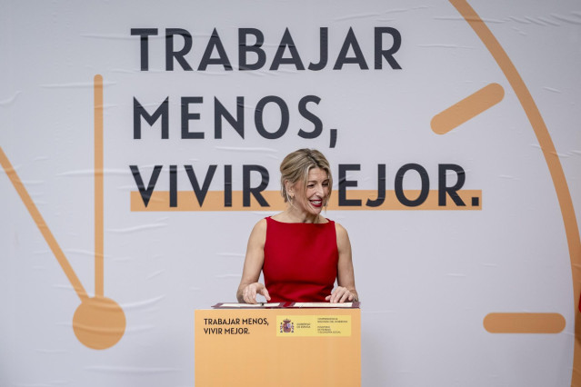 La vicepresidenta segunda y ministra de Trabajo y Economía Social, Yolanda Díaz.