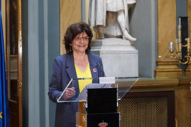 Archivo - La senadora del BNG, Carme da Silva, en una comparacencia en el Senado