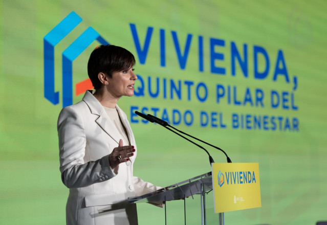 La ministra de Vivienda y Agenda Urbana, Isabel Rodríguez.