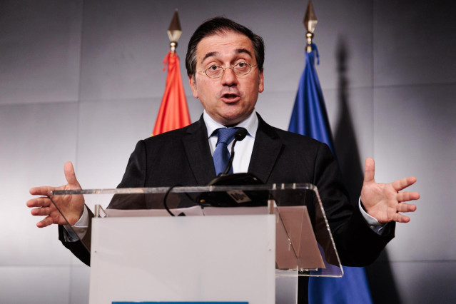 Archivo - El ministro de Asuntos Exteriores, Unión Europea y Cooperación, José Manuel Albares