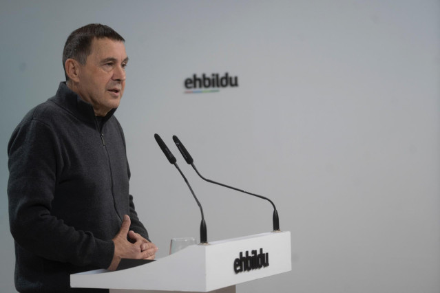 Archivo - El coordinador general de EH Bildu, Arnaldo Otegi