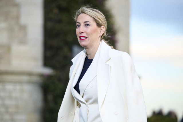 Archivo - La presidenta de la Junta de Extremadura, María Guardiola, en una foto de archivo